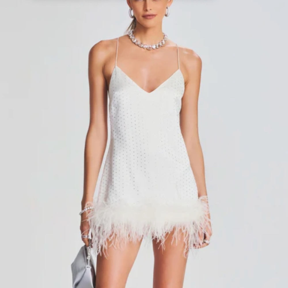 SUSANA FEATHER DRESS RETROFETE